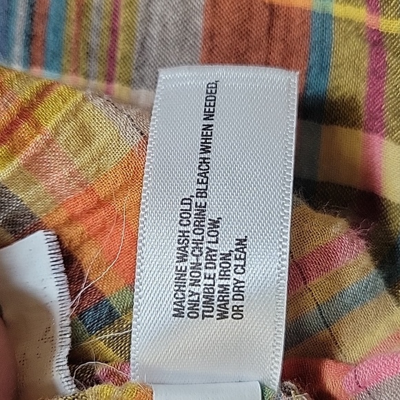 GAP Popover Button Down Shirt Fall Paid Size S #692596 - Picture 12 of 13